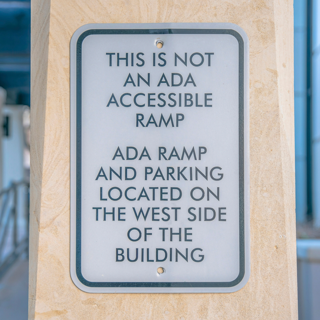 ADA Americans with Disabilities Act Signs